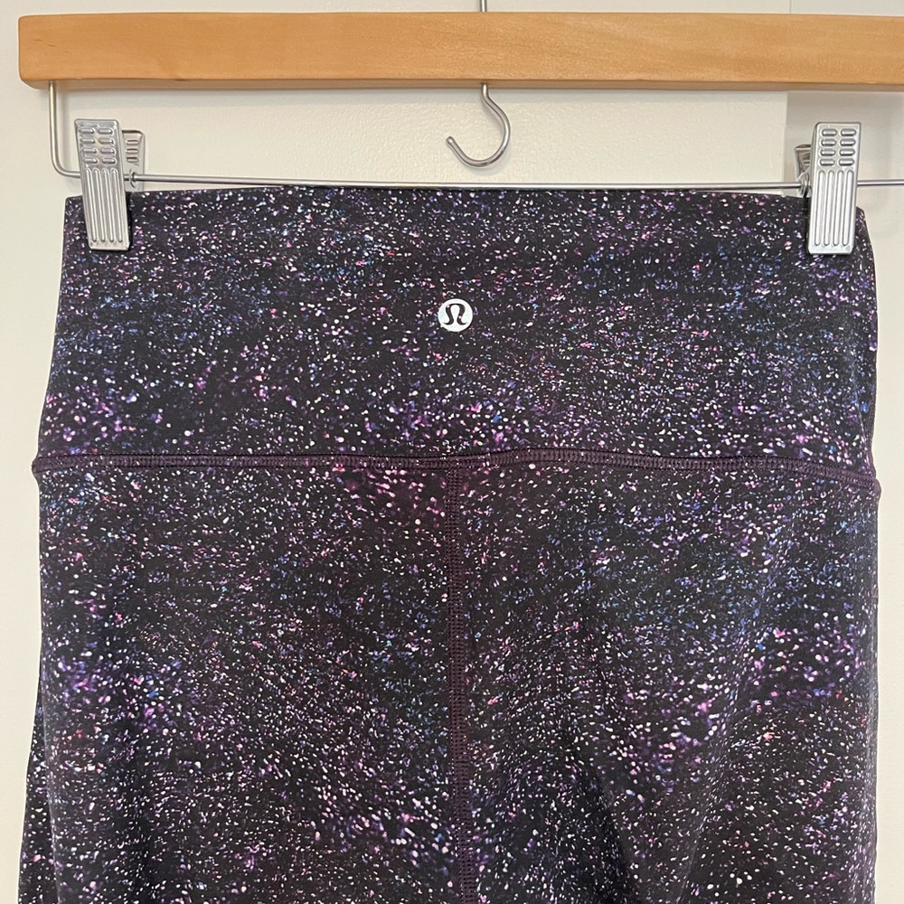 Lululemon Wunder Under High Rise Galaxy Leggings